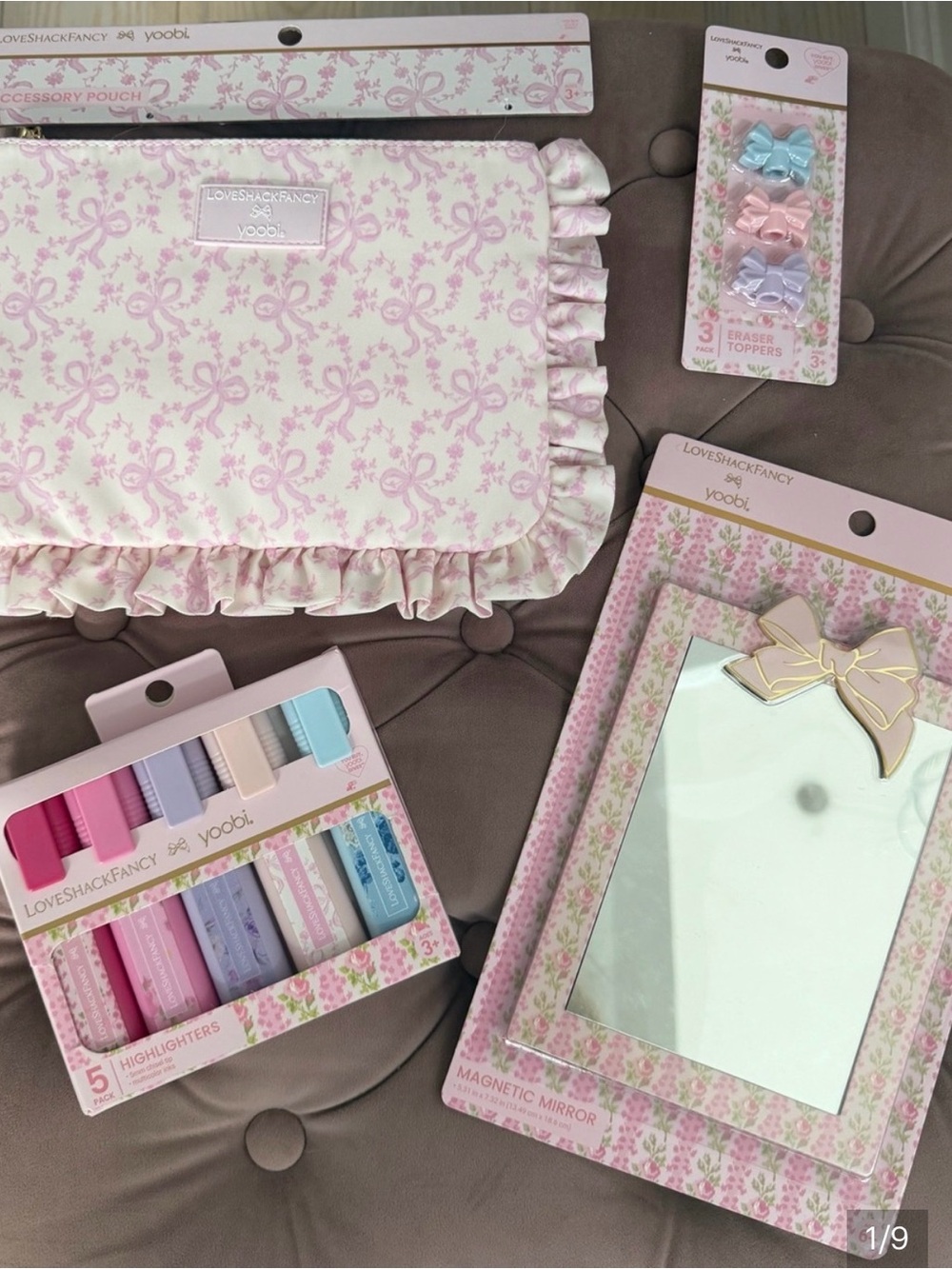 NWT! LOVE SHACK FANCY x TARGET Pink School Supply Bundle